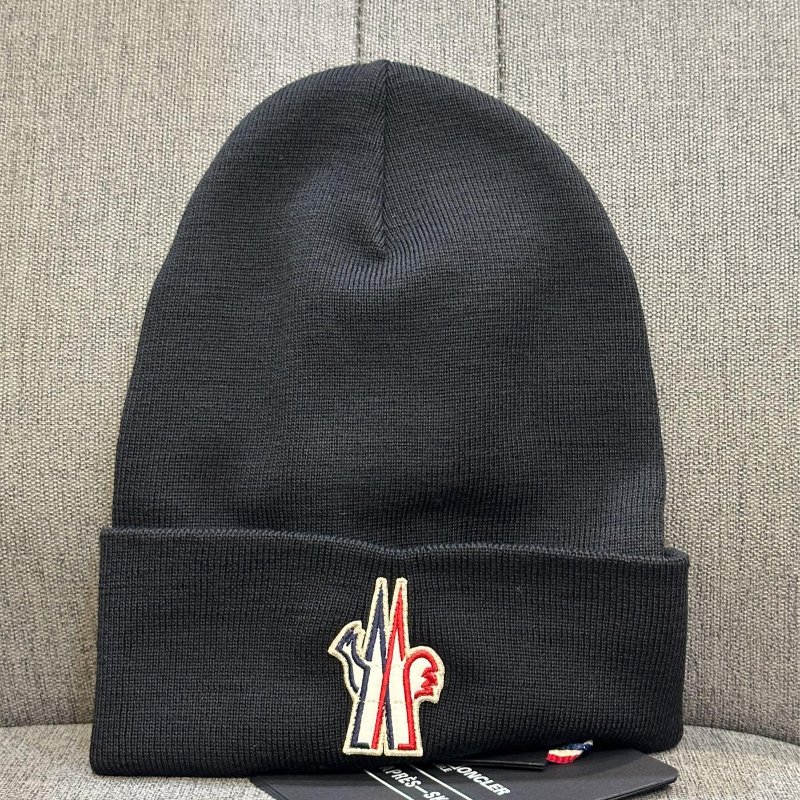 💎Han's house精品服飾💎moncler 滑雪系列 毛帽 帽子 義大利製 現貨 黑 原價9300-3