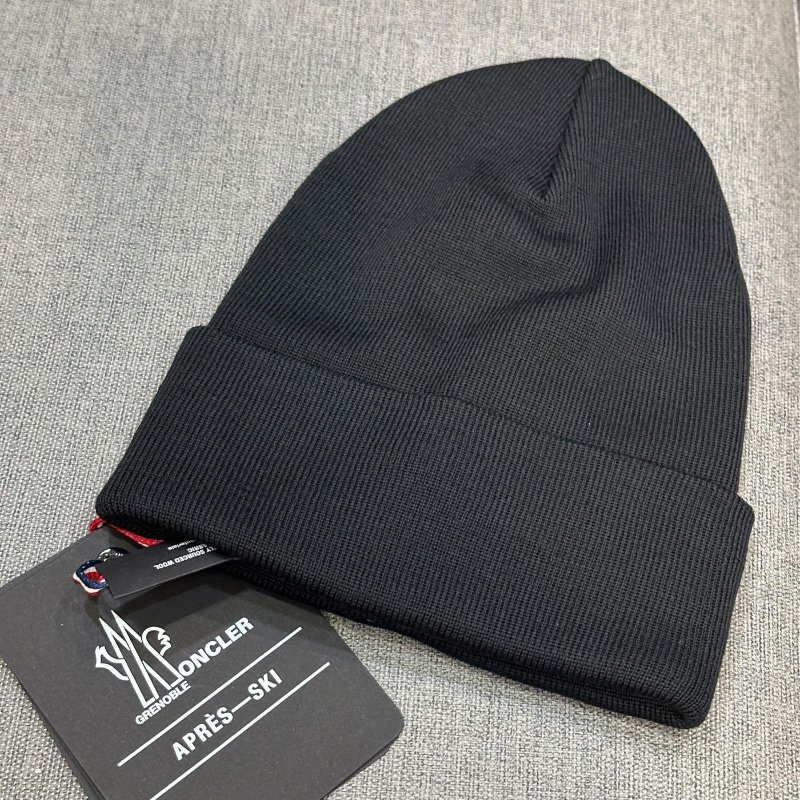 💎Han's house精品服飾💎moncler 滑雪系列 毛帽 帽子 義大利製 現貨 黑 原價9300-7