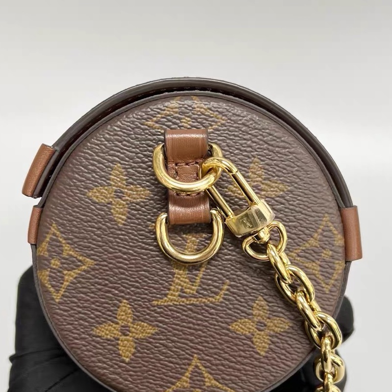 新款芯片款! Louis Vuitton LV 巴比龍 筆筒包 圓筒包 Papillon Trunk-5