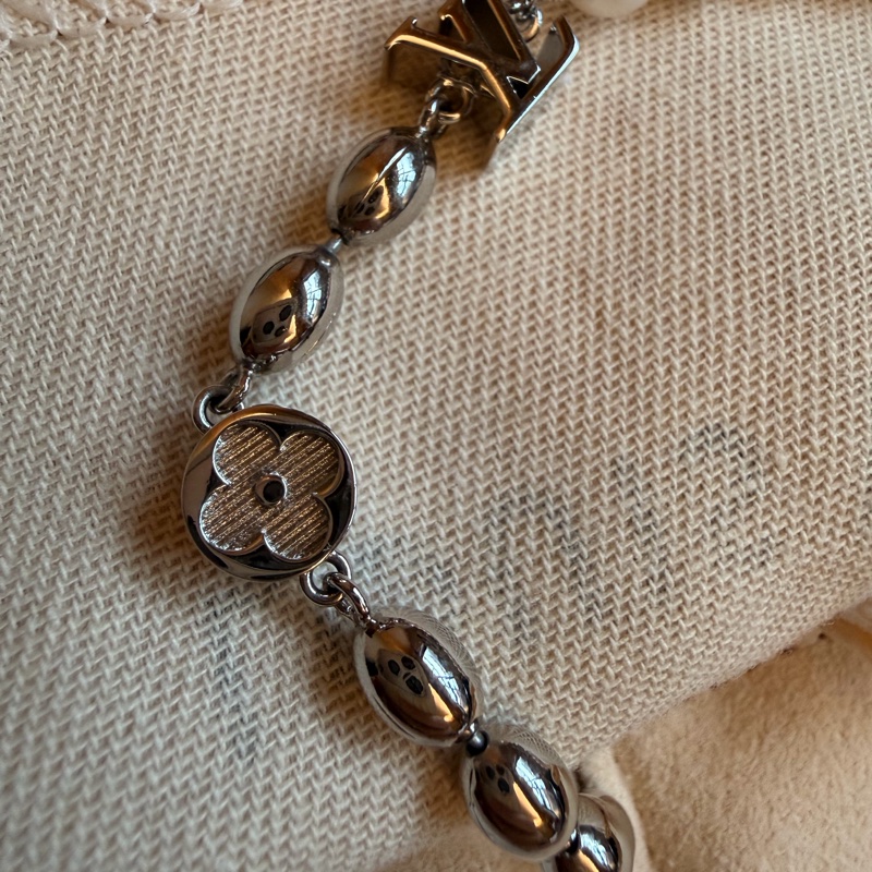 LV Louis Vuitton 男生/女生 中性Pearls Fusion 珍珠手鏈-2