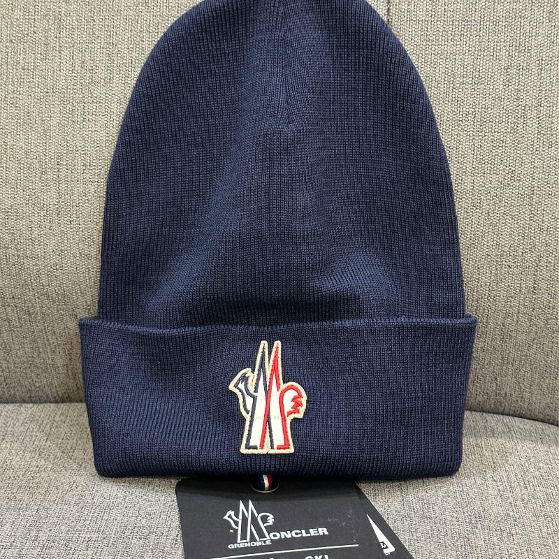 💎Han's house精品服飾💎moncler 滑雪系列 毛帽 帽子 義大利製 現貨 黑 原價9300-1