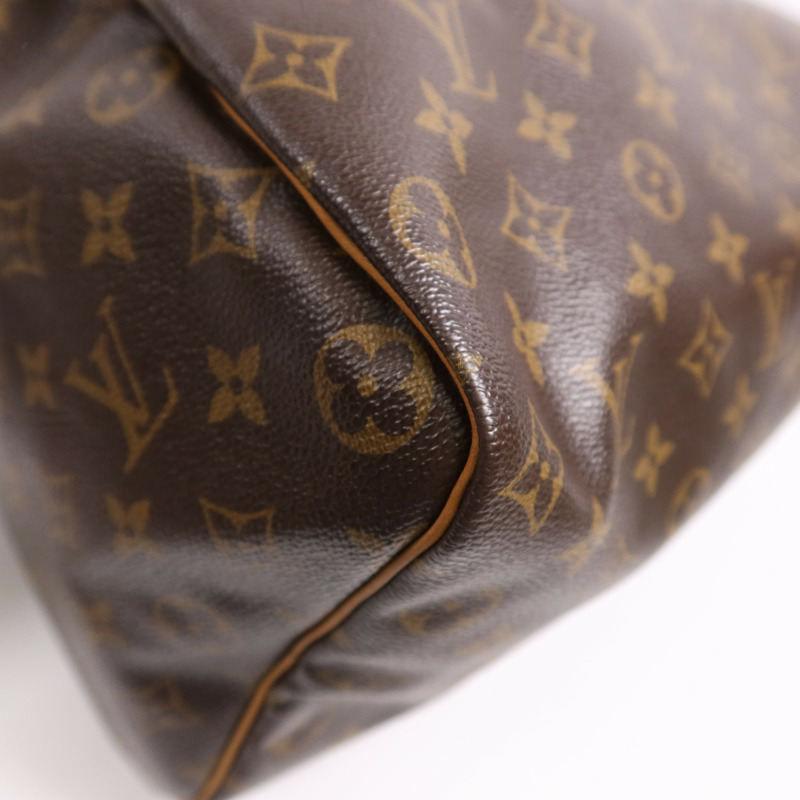 LOUIS VUITTON Monogram Speedy 35金扣手挽袋-5