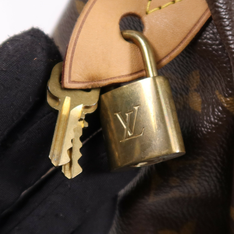 LOUIS VUITTON Monogram Speedy 35金扣手挽袋-12