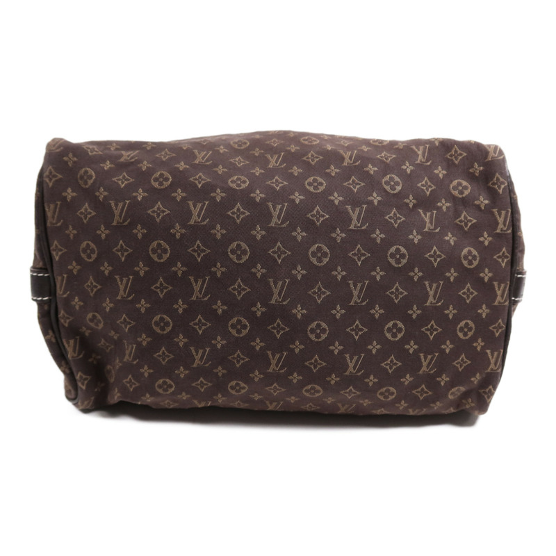 LOUIS VUITTON Monogram Mini Lin Speedy 30金扣手挽肩背兩用袋-3