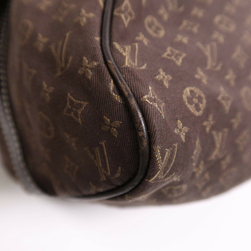 LOUIS VUITTON Monogram Mini Lin Speedy 30金扣手挽肩背兩用袋-4