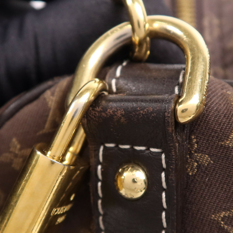 LOUIS VUITTON Monogram Mini Lin Speedy 30金扣手挽肩背兩用袋-11