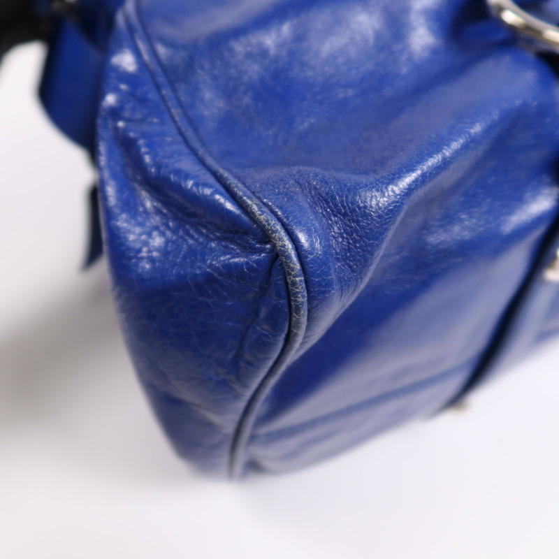 Miu Miu 牛皮皮革2 Way Shoulder Bag銀扣手挽肩背兩用袋-5