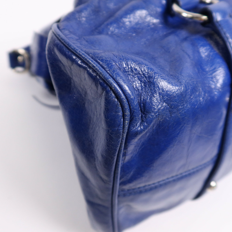 Miu Miu 牛皮皮革2 Way Shoulder Bag銀扣手挽肩背兩用袋-7