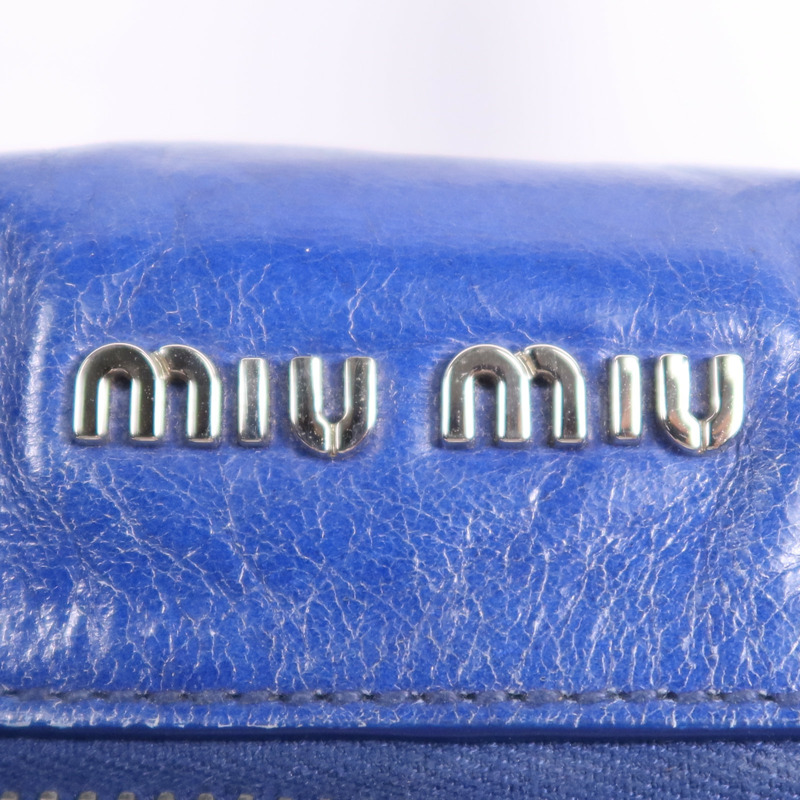 Miu Miu 牛皮皮革2 Way Shoulder Bag銀扣手挽肩背兩用袋-8