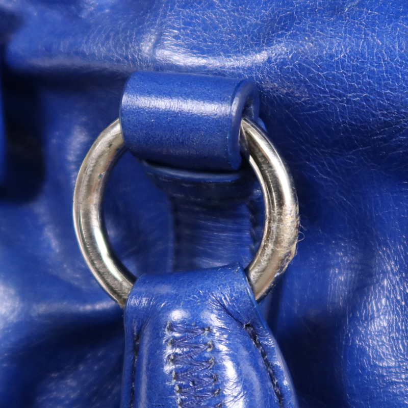 Miu Miu 牛皮皮革2 Way Shoulder Bag銀扣手挽肩背兩用袋-9