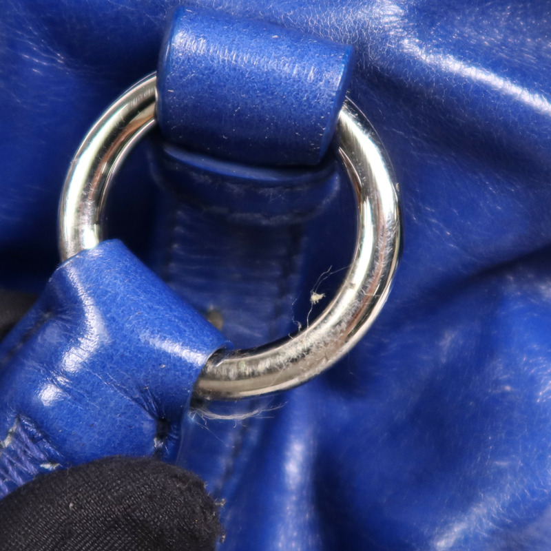 Miu Miu 牛皮皮革2 Way Shoulder Bag銀扣手挽肩背兩用袋-10