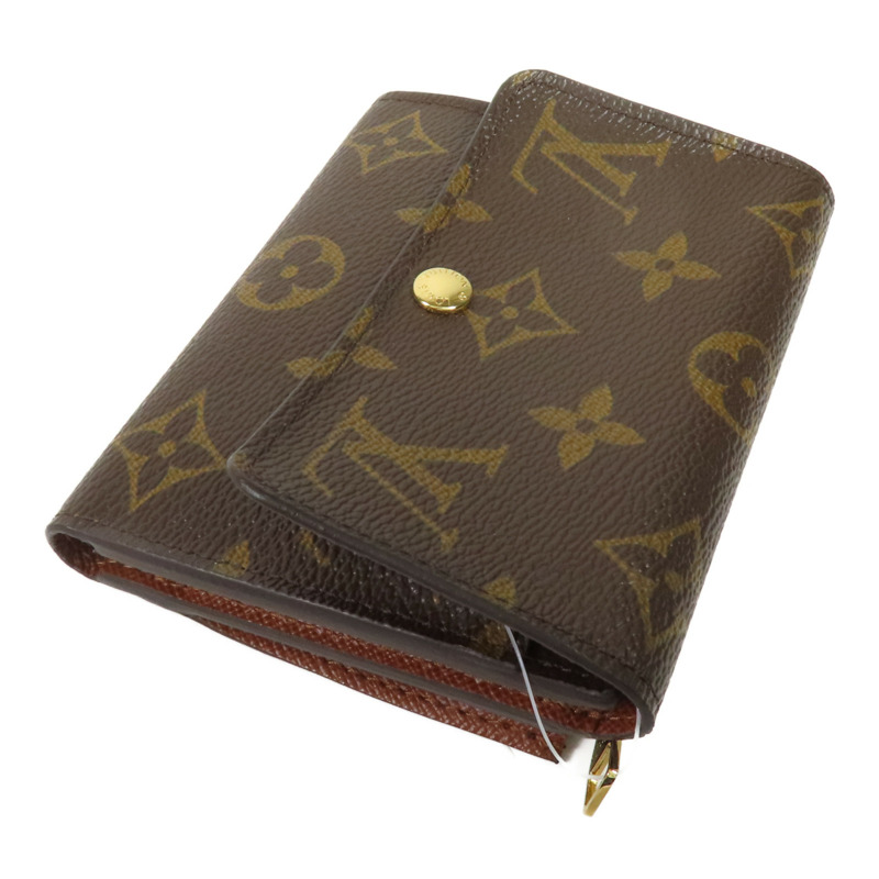 LOUIS VUITTON Monogram Wallet金扣錢包-4