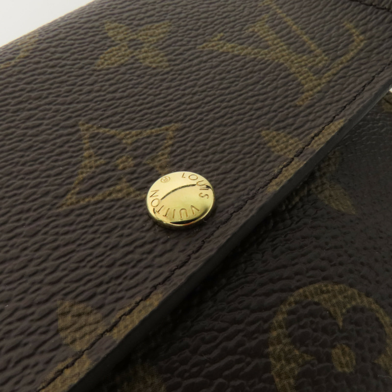 LOUIS VUITTON Monogram Wallet金扣錢包-10