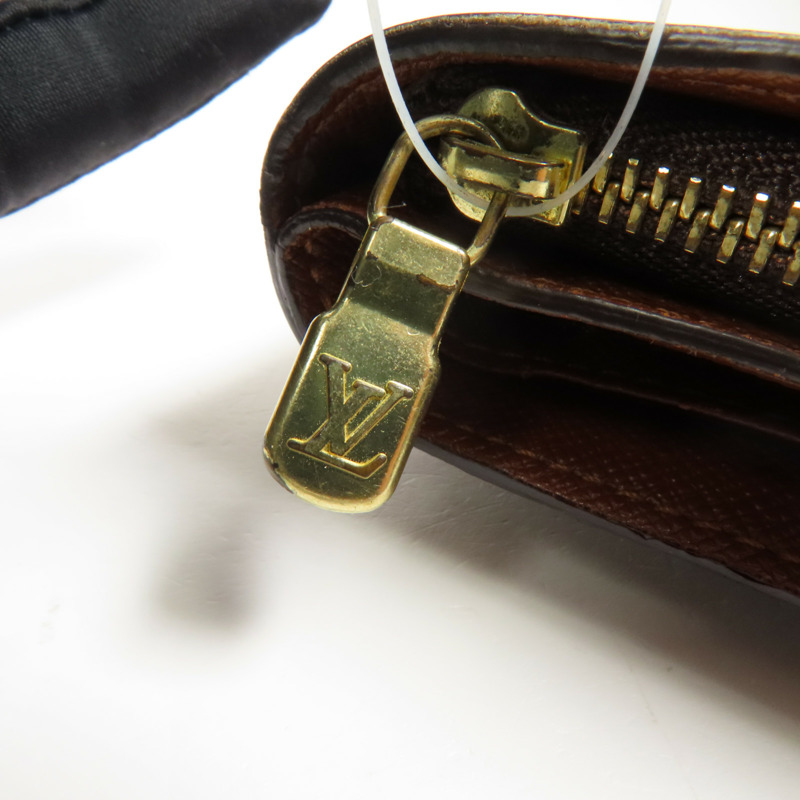 LOUIS VUITTON Monogram Compact Zip Wallet金扣錢包-5