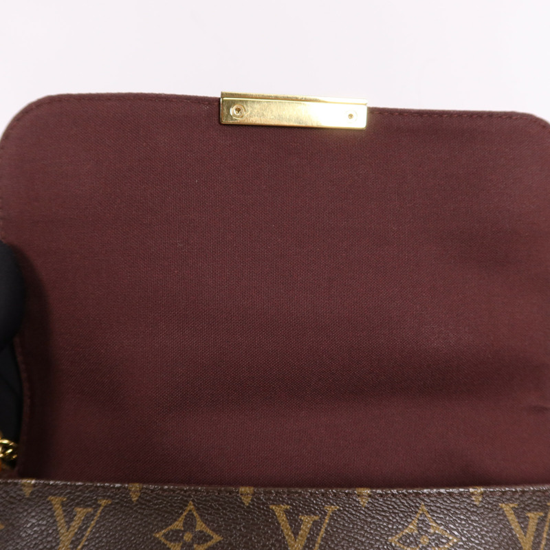 LOUIS VUITTON Monogram Favorite MM金扣手挽肩背兩用袋-10