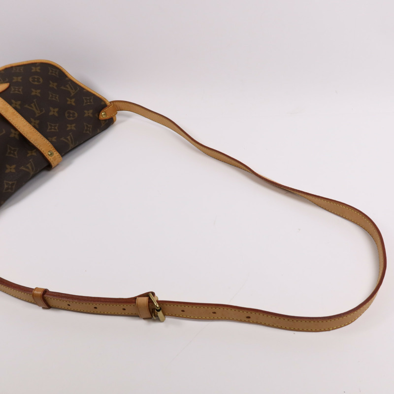 LOUIS VUITTON Monogram Saumur 30金扣肩背袋-8