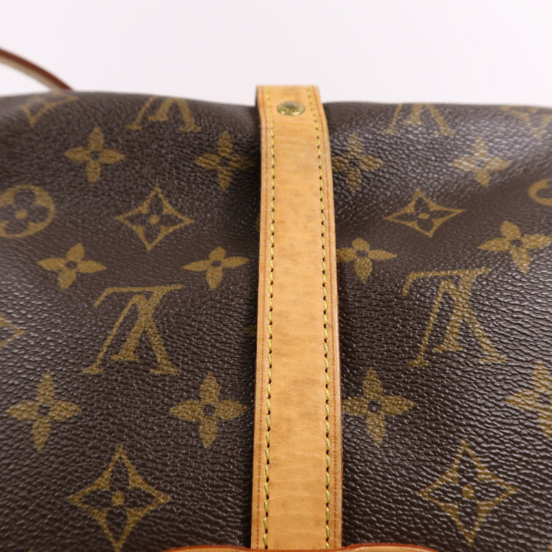 LOUIS VUITTON Monogram Saumur 30金扣肩背袋-10