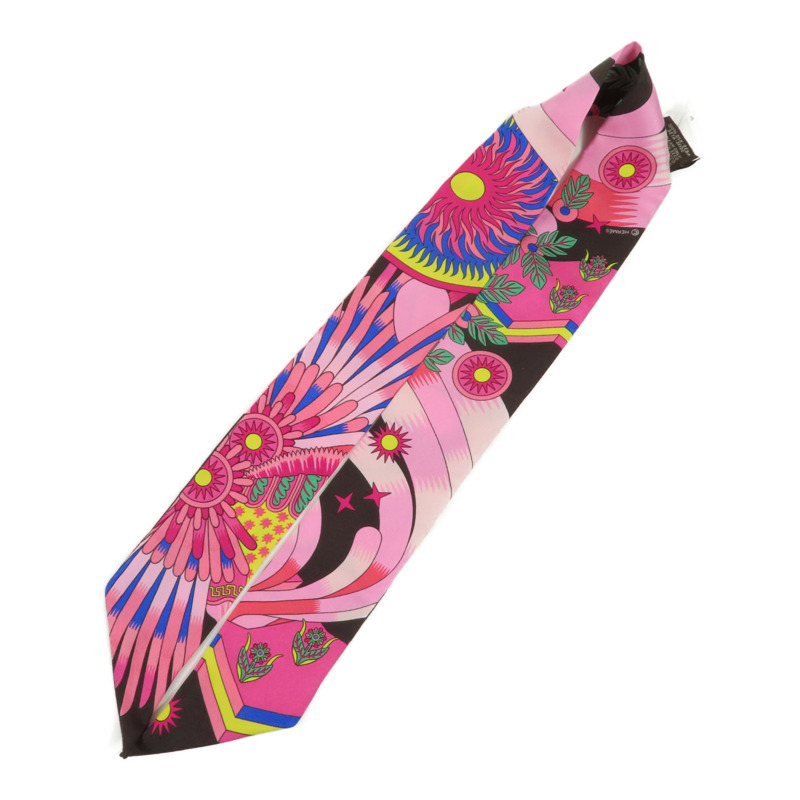 HERMES 絲質Twilly絲巾-4