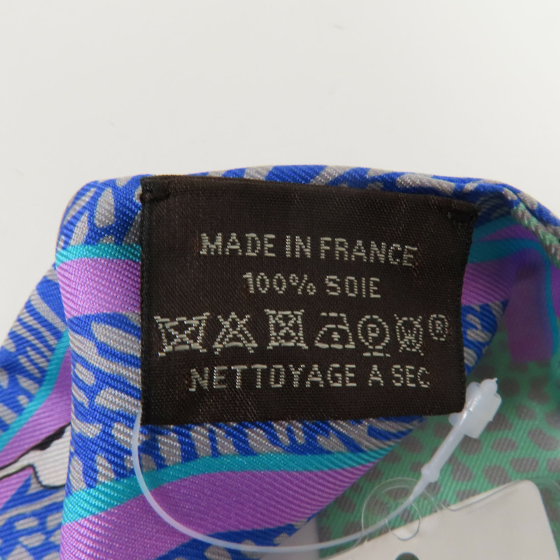 HERMES 絲質Twilly絲巾-7