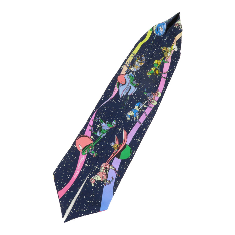 HERMES 絲質Twilly絲巾-2