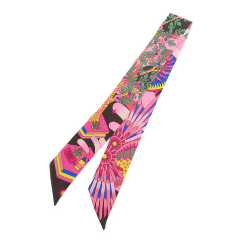 HERMES 絲質Twilly絲巾