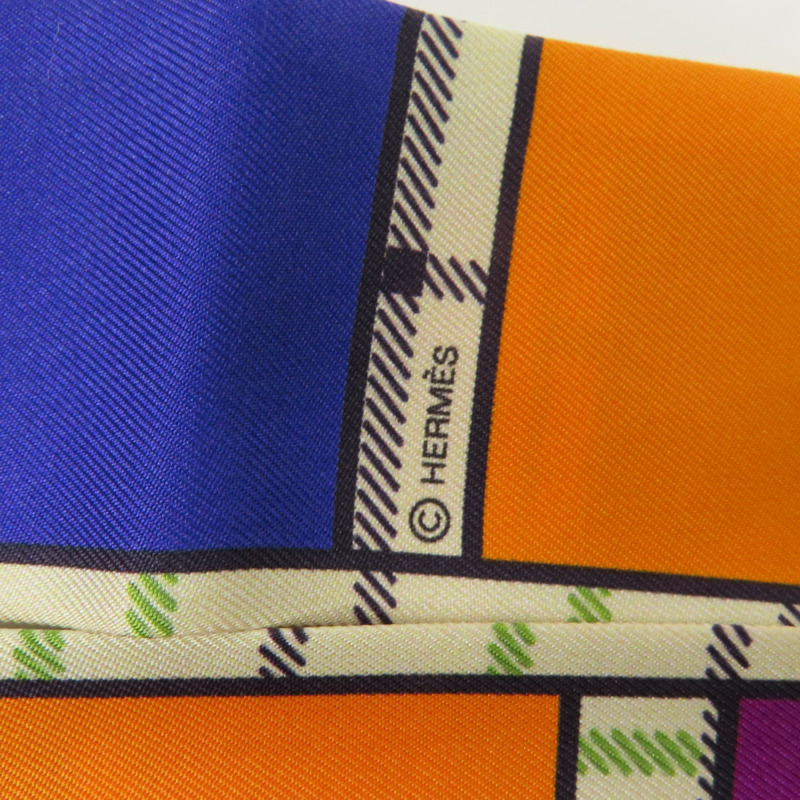 HERMES 絲質Twilly絲巾-5