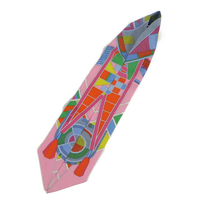 HERMES 絲質Twilly絲巾-2