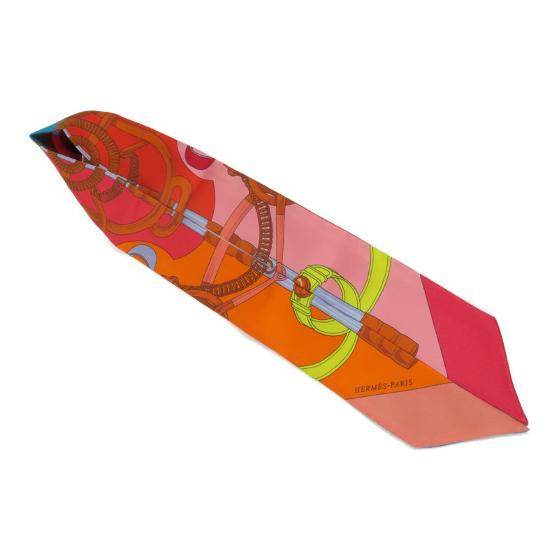 HERMES 絲質Twilly絲巾-2