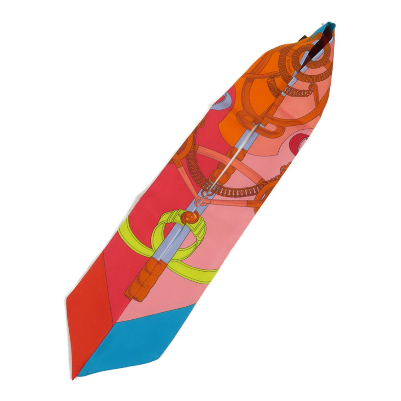 HERMES 絲質Twilly絲巾-4
