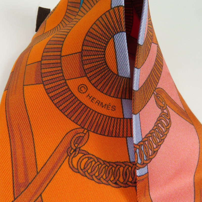 HERMES 絲質Twilly絲巾-5