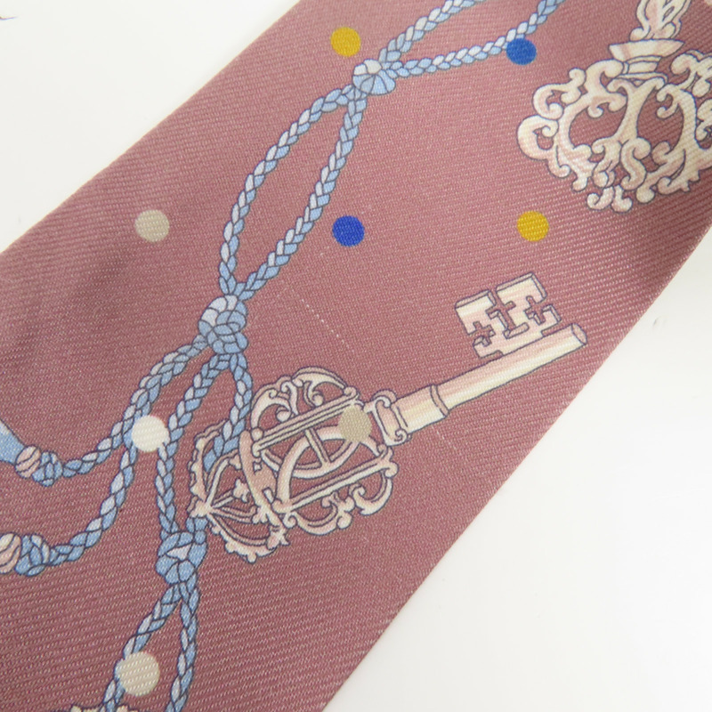 HERMES 絲質Twilly絲巾-4