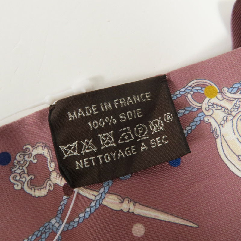HERMES 絲質Twilly絲巾-10