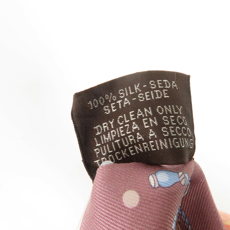 HERMES 絲質Twilly絲巾-11