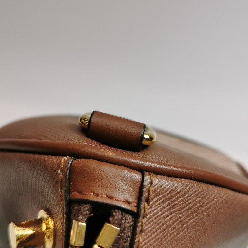 Burberry 迷你牛皮拼色格纹斜挎包单肩包-13