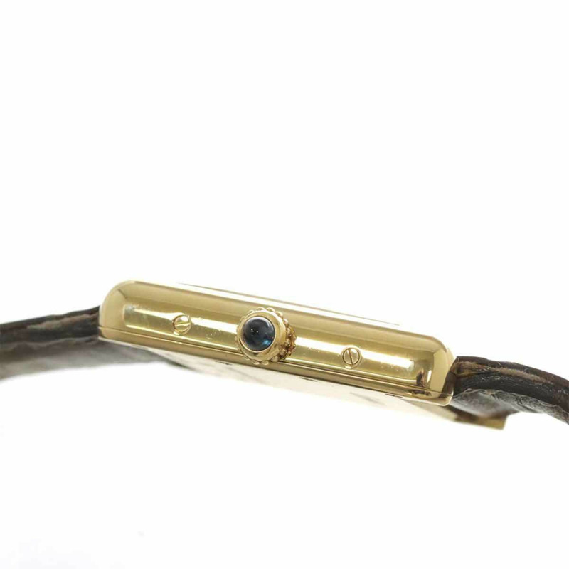 卡地亞 Tank Louis SM W1529856 女士 18K 黃金石英腕錶-4