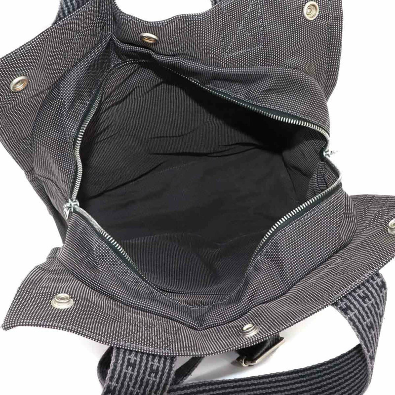 Hermes Hermès Her Line Sac Ad MM 灰色帆布雙肩包(Her PM)-5