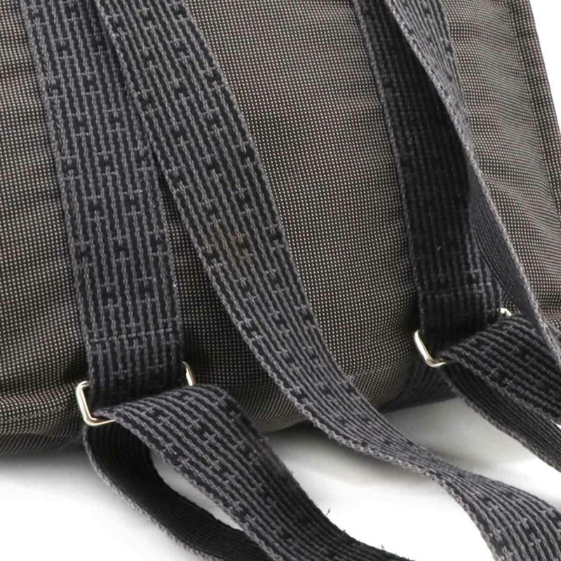 Hermes Hermès Her Line Sac Ad MM 灰色帆布雙肩包(Her PM)-8