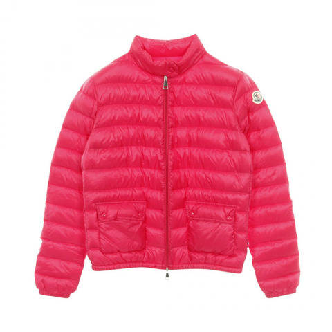 MONCLER LANS 拉鍊尼龍紅色羽絨外套 #2 二手女款