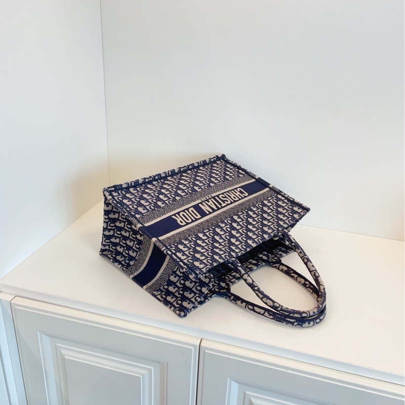 【97新🆕】Dior 經典老花托特tote中號手提包 單肩包-3