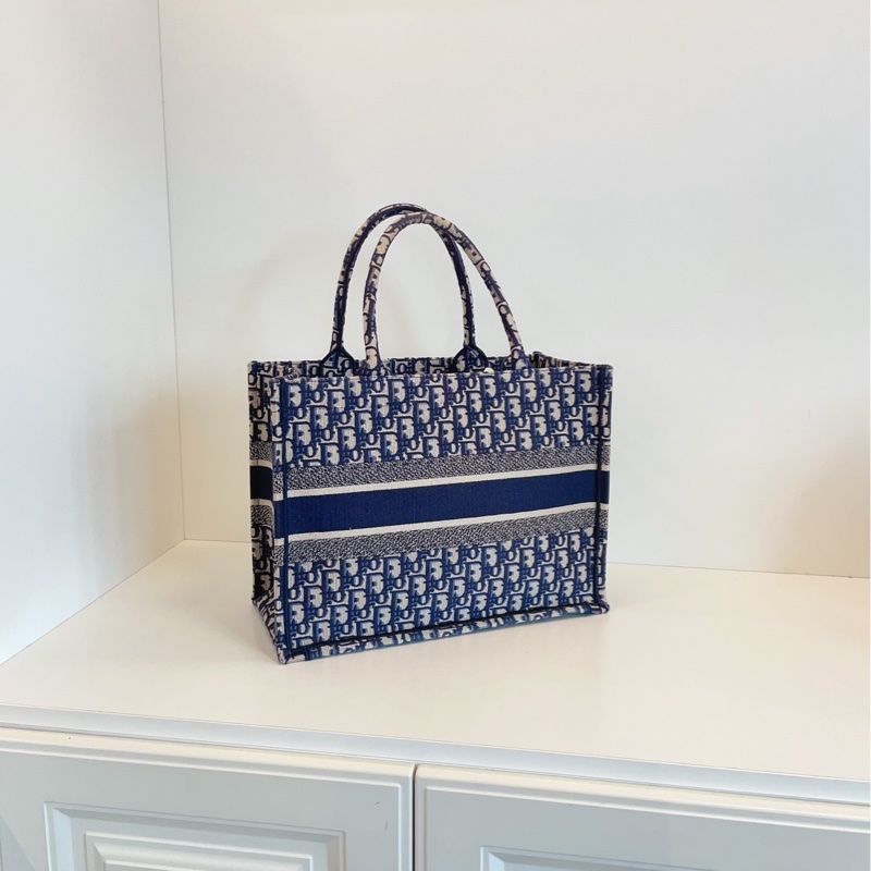 【97新🆕】Dior 經典老花托特tote中號手提包 單肩包-5