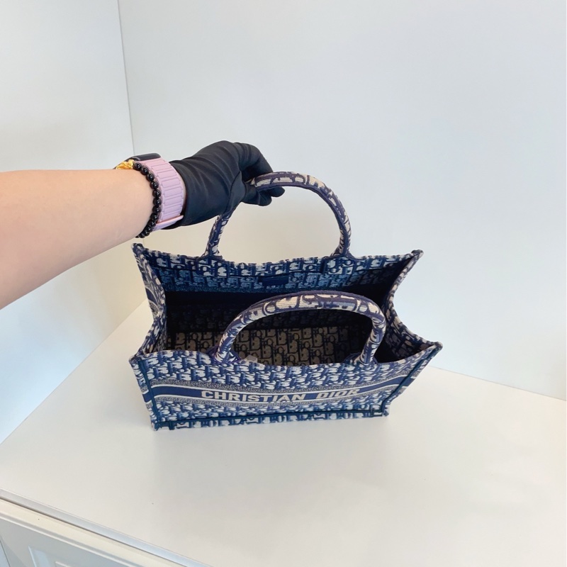 【97新🆕】Dior 經典老花托特tote中號手提包 單肩包-7