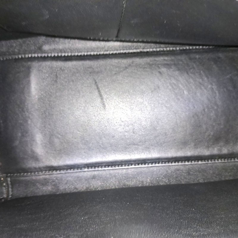 CELINE EDGE 中號 黃色牛皮單肩包手提包 銀色五金-10