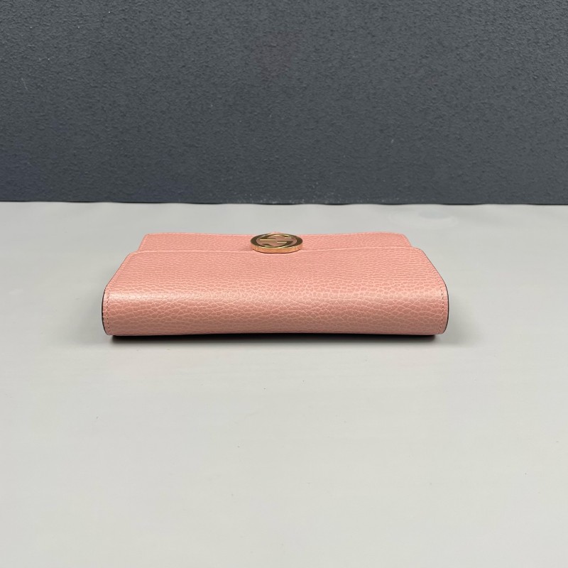 GUCCI 粉色woc鏈條斜背包-7