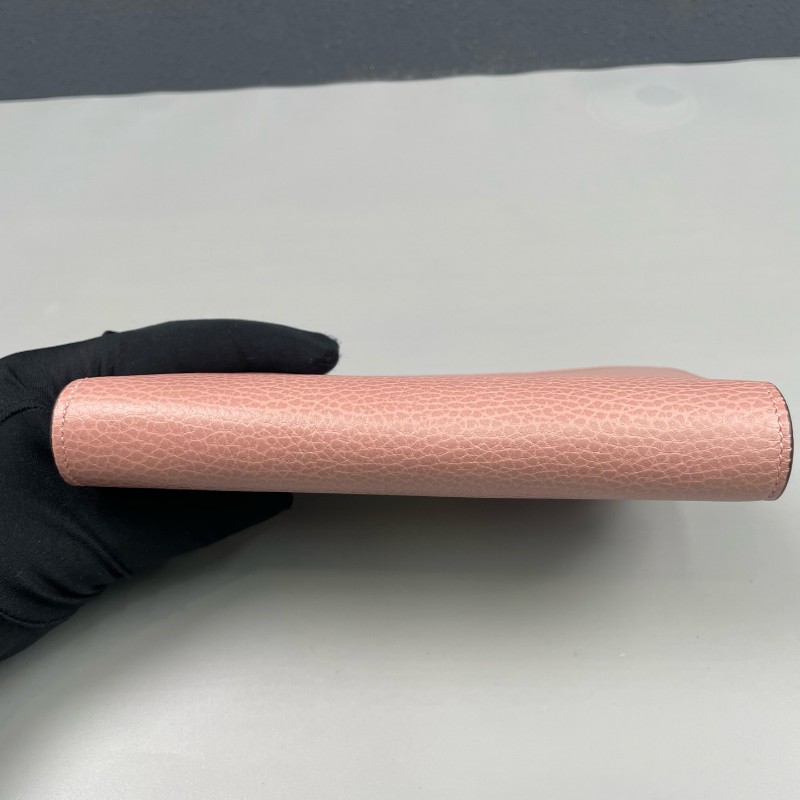 GUCCI 粉色woc鏈條斜背包-13