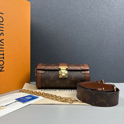 LV路易威登 新款老花papillon巴比龍 晶片款