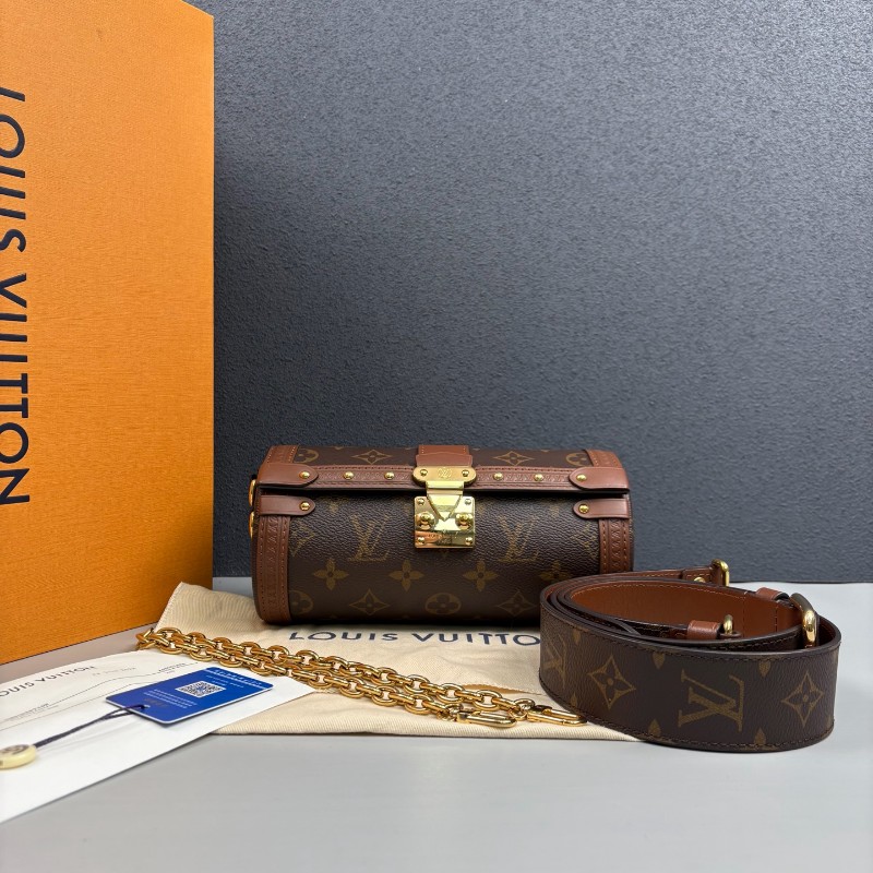 LV路易威登 新款老花papillon巴比龍 晶片款-0