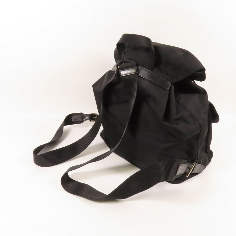PRADA 尼龍Backpack銀扣背包-5