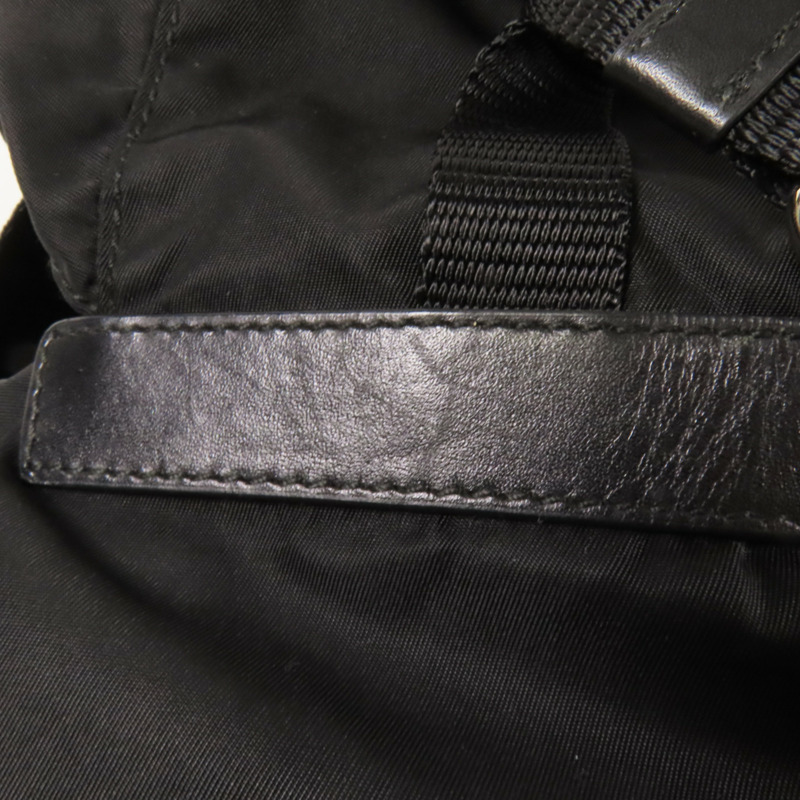 PRADA 尼龍Backpack銀扣背包-16