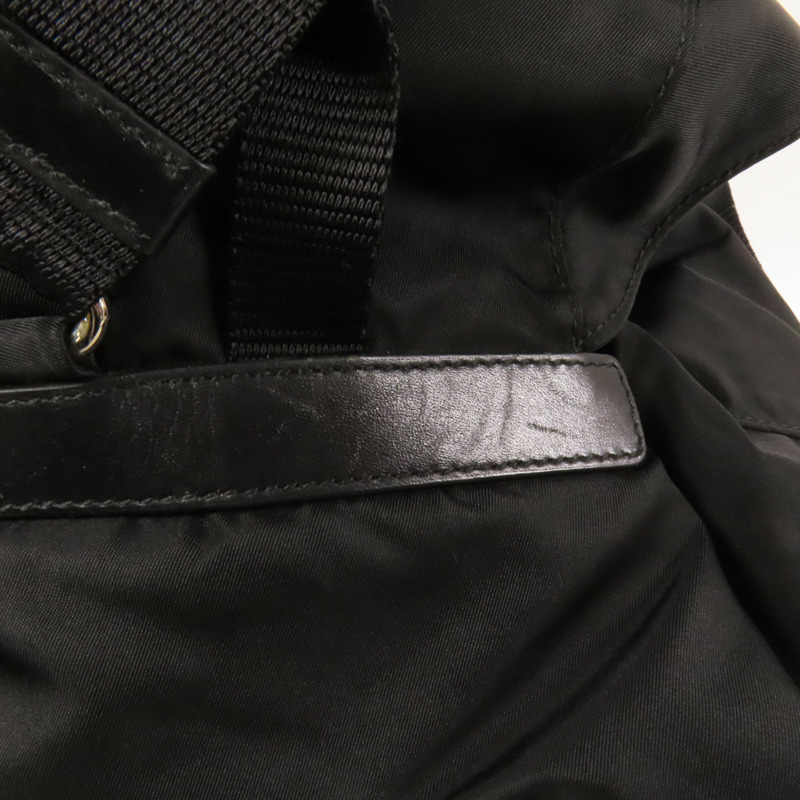 PRADA 尼龍Backpack銀扣背包-17