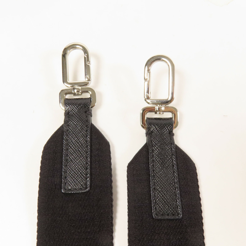 PRADA Saffiano皮革Shoulder Bag銀扣肩背袋-6